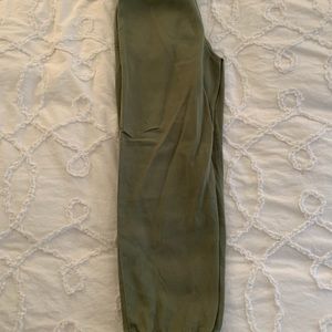Girls Flow Green Tie Pants